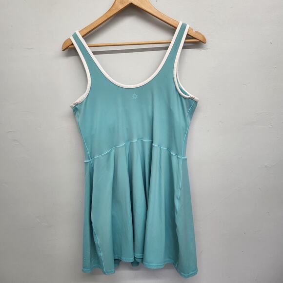 Offline by Aerie Blue Athletic Dress Skort Or Swimsuit XL Modest - Picture 5 of 10